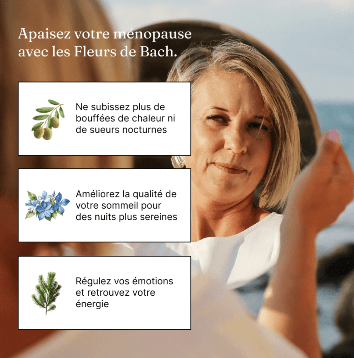 Complexe fleurs de Bach ménopause — composition 7 fleurs certifiées Bach