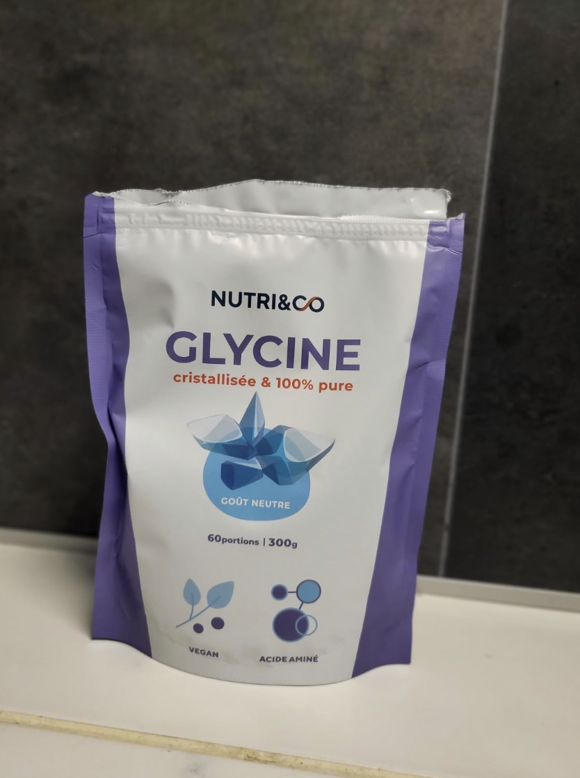 Glycine cristallisée Nutri&Co - mieux dormir profondément après 55 ans